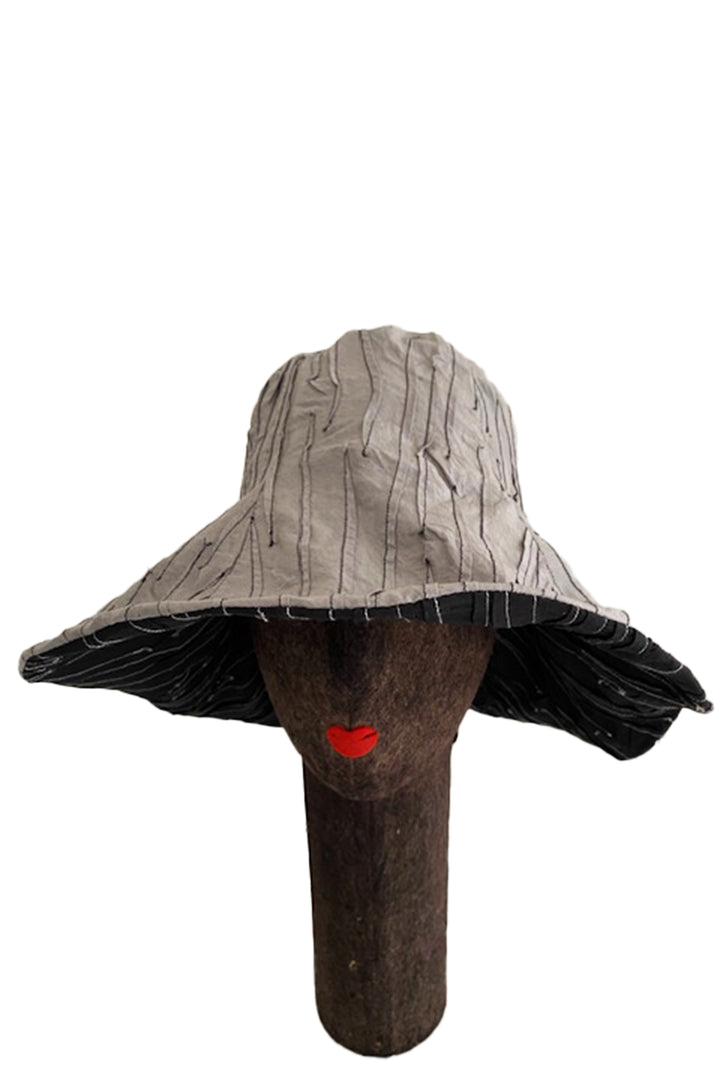 KANTHA TULIP HAT BY KYOKO MURAYAMA - kym-rc2894-blg -