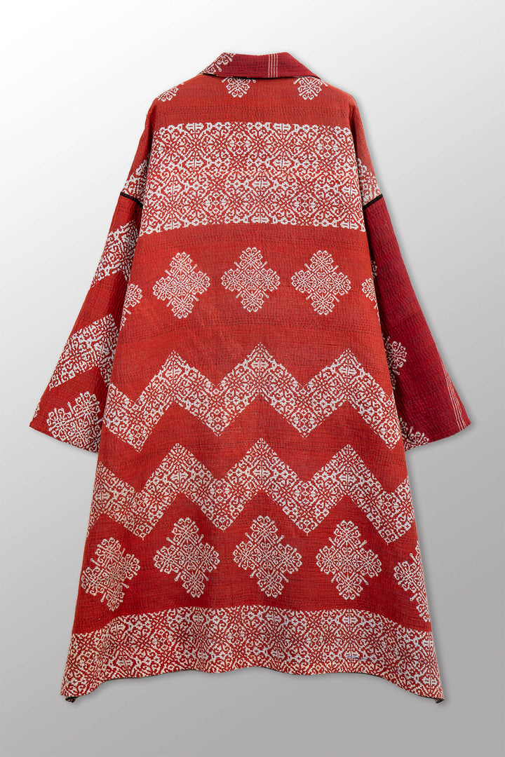 VINTAGE COTTON KANTHA NEW OVERSIZED COAT - cv4342-0021a -