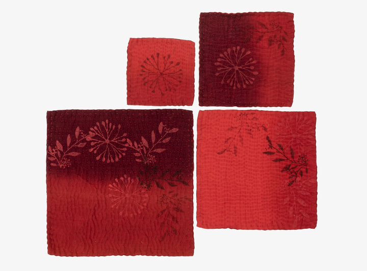 Ombre Handmade Coasters -Orange (Set of 2)