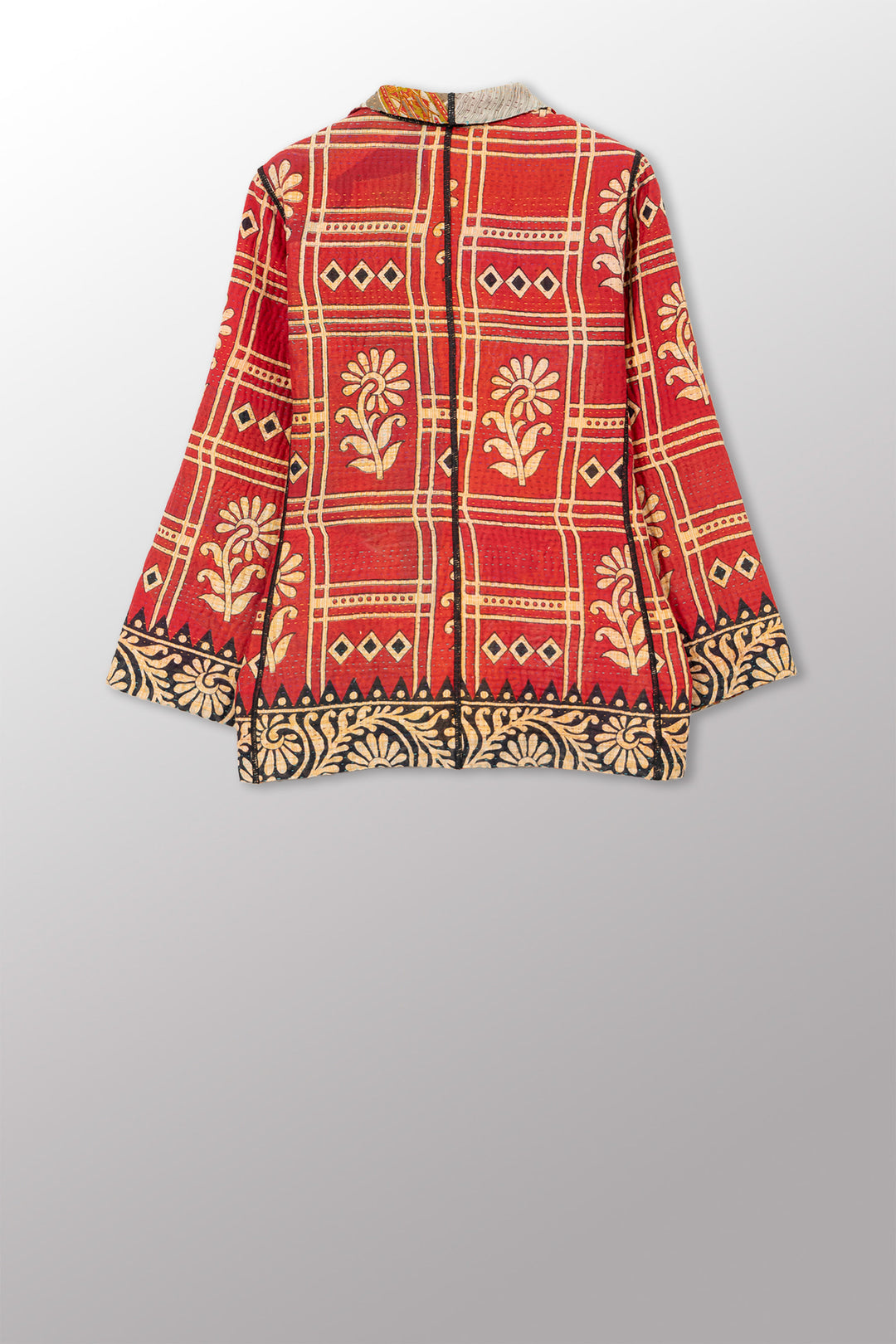 VINTAGE COTTON KANTHA SHORT JKT - cv4007-0353m -