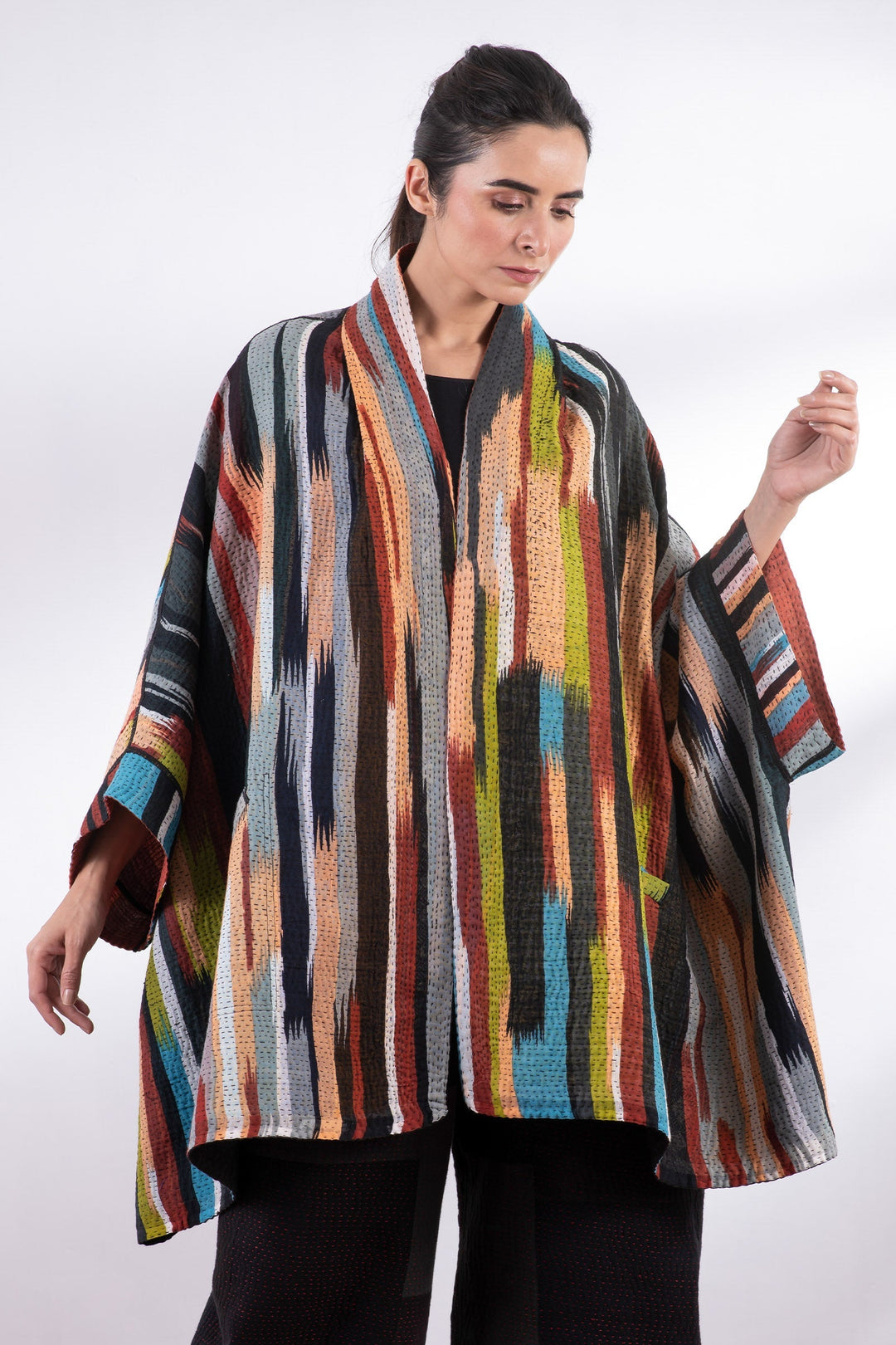 Habotai Poncho Shirt – Capsule