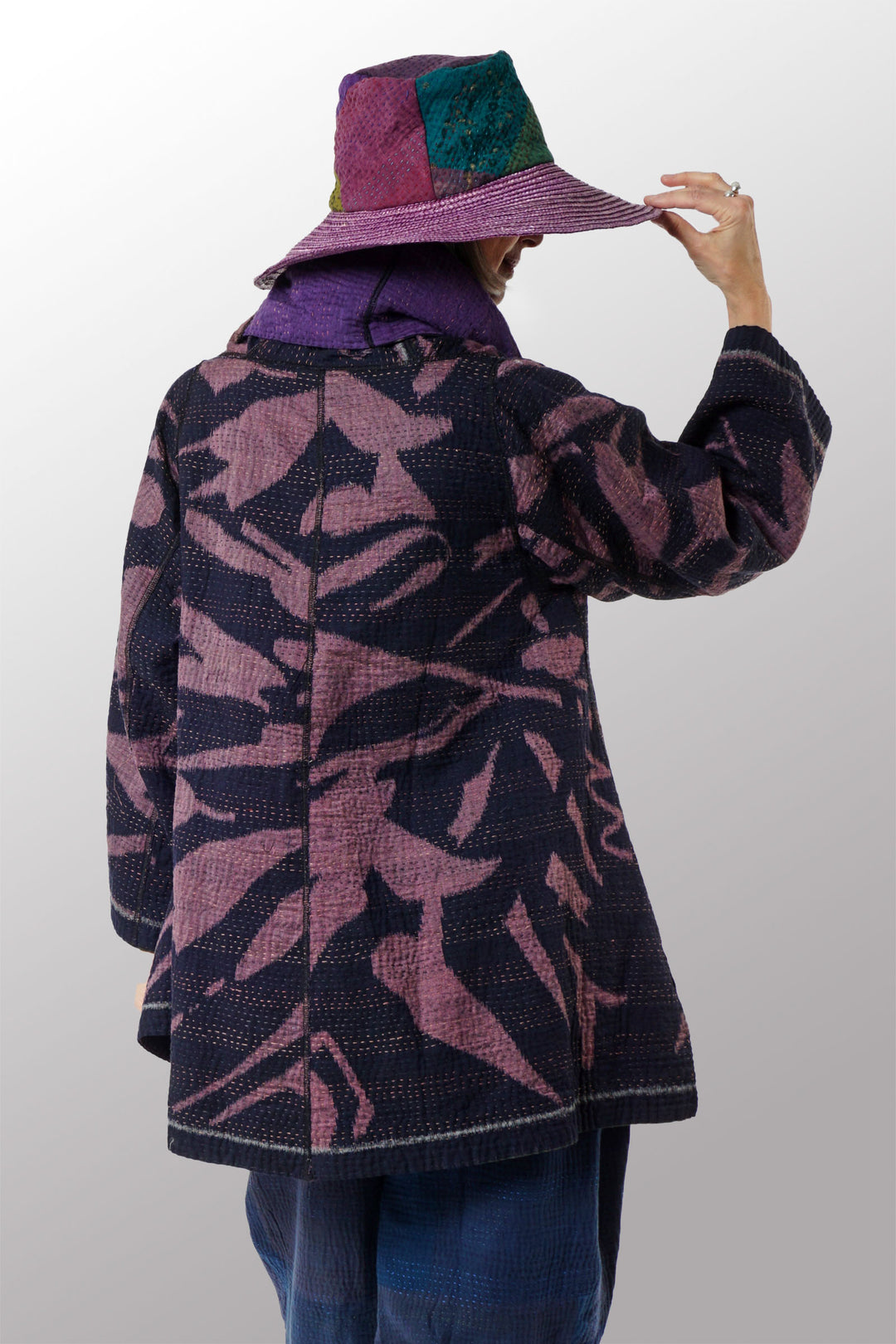 KANTHA CAPELINE VIOLET BY KYOKO MURAYAMA - kym-24-004 -