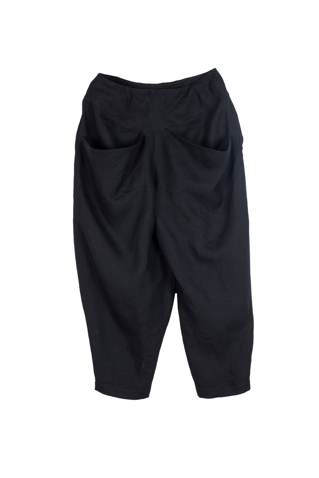 LINEN YAMAHA PANTS - ln1632-blk -