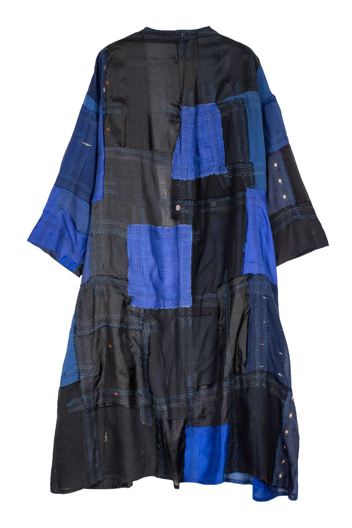 MOSAIC OMBRE KANTHA LONG DUSTER - mo1328-blu -