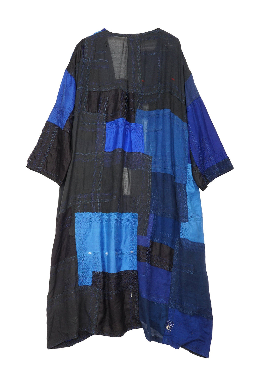 MOSAIC OMBRE KANTHA LONG DUSTER - mo1328-blu -