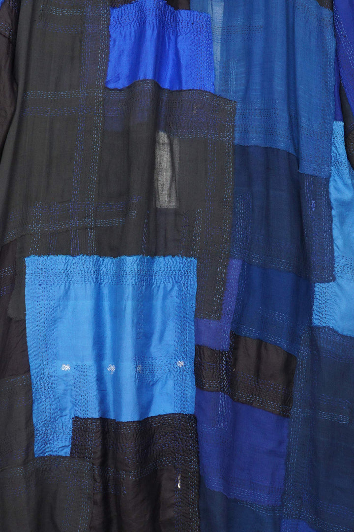 MOSAIC OMBRE KANTHA LONG DUSTER - mo1328-blu -