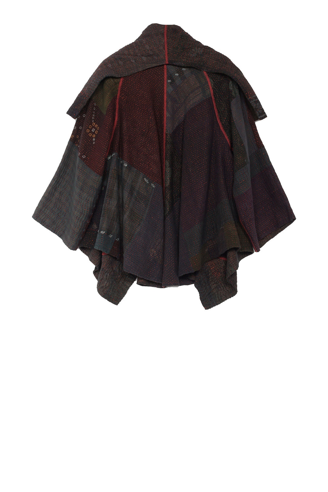 MUJI PATCH KANTHA CIRCULAR JKT - mp4008-blk -