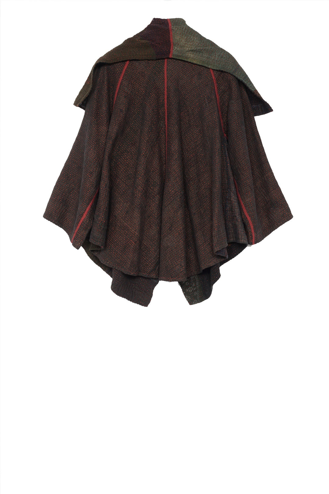 MUJI PATCH KANTHA CIRCULAR JKT - mp4008-blk -
