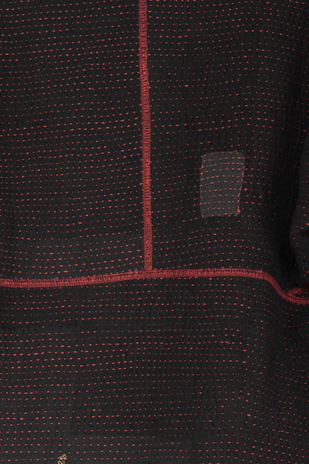 MUJI PATCH KANTHA DOLMAN SHORT JKT - mp4015-blk -
