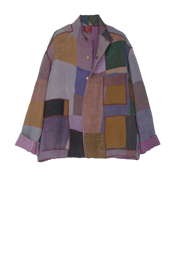 MUJI PATCH KANTHA MEN'S BLOUSON - mp4040-prp -