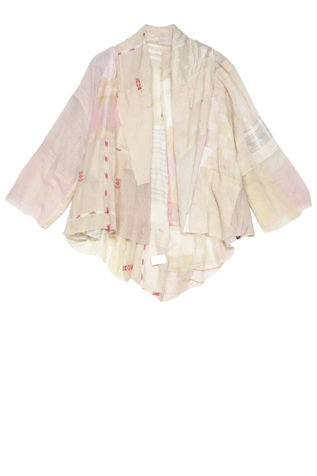 MOSAIC TILE PATCH KANTHA SWING JKT - mt1044-ivy -