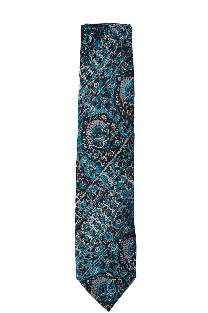 VINTAGE SILK KANTHA TIE - sv2820-0009a -