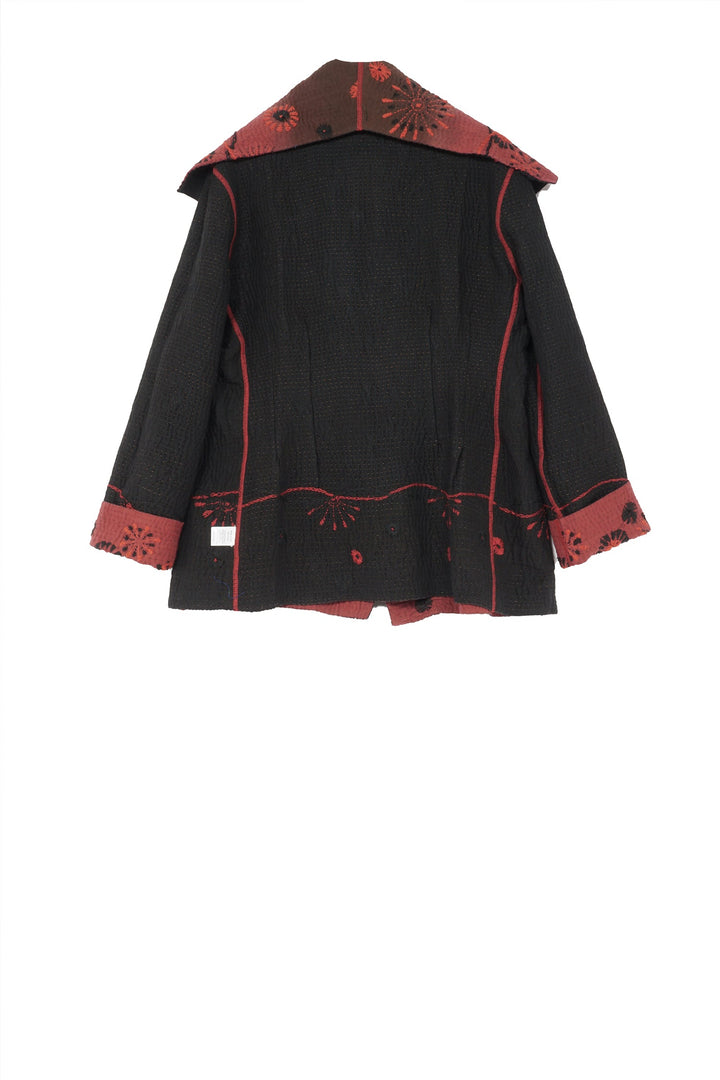 OMBRE SUN RALLI FIREWORKS KANTHA FITTED JKT - of4001-red -