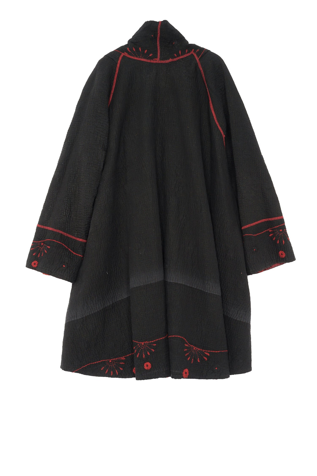 OMBRE SUN RALLI FIREWORKS KANTHA KIMONO LONG JKT - of4005-red -