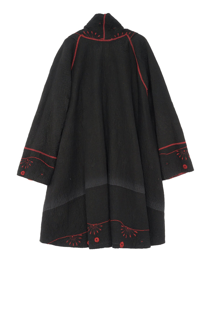 OMBRE SUN RALLI FIREWORKS KANTHA KIMONO LONG JKT - of4005-red -