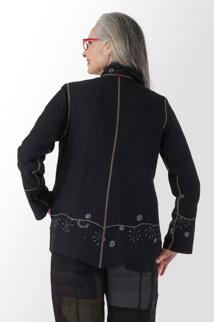 OMBRE SUN RALLI FIREWORKS KANTHA SIMPLE JACKET - of4022-gry -