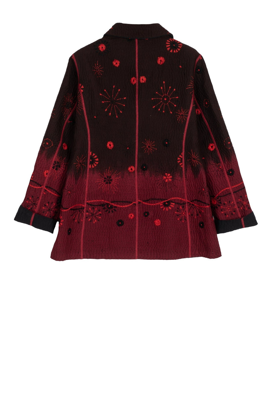 OMBRE SUN RALLI FIREWORKS KANTHA BASIC JACKET - of4052-red -