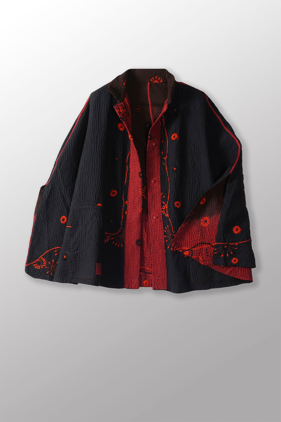 OMBRE SUN RALLI FIREWORKS KANTHA MANTLE - of4069-red -