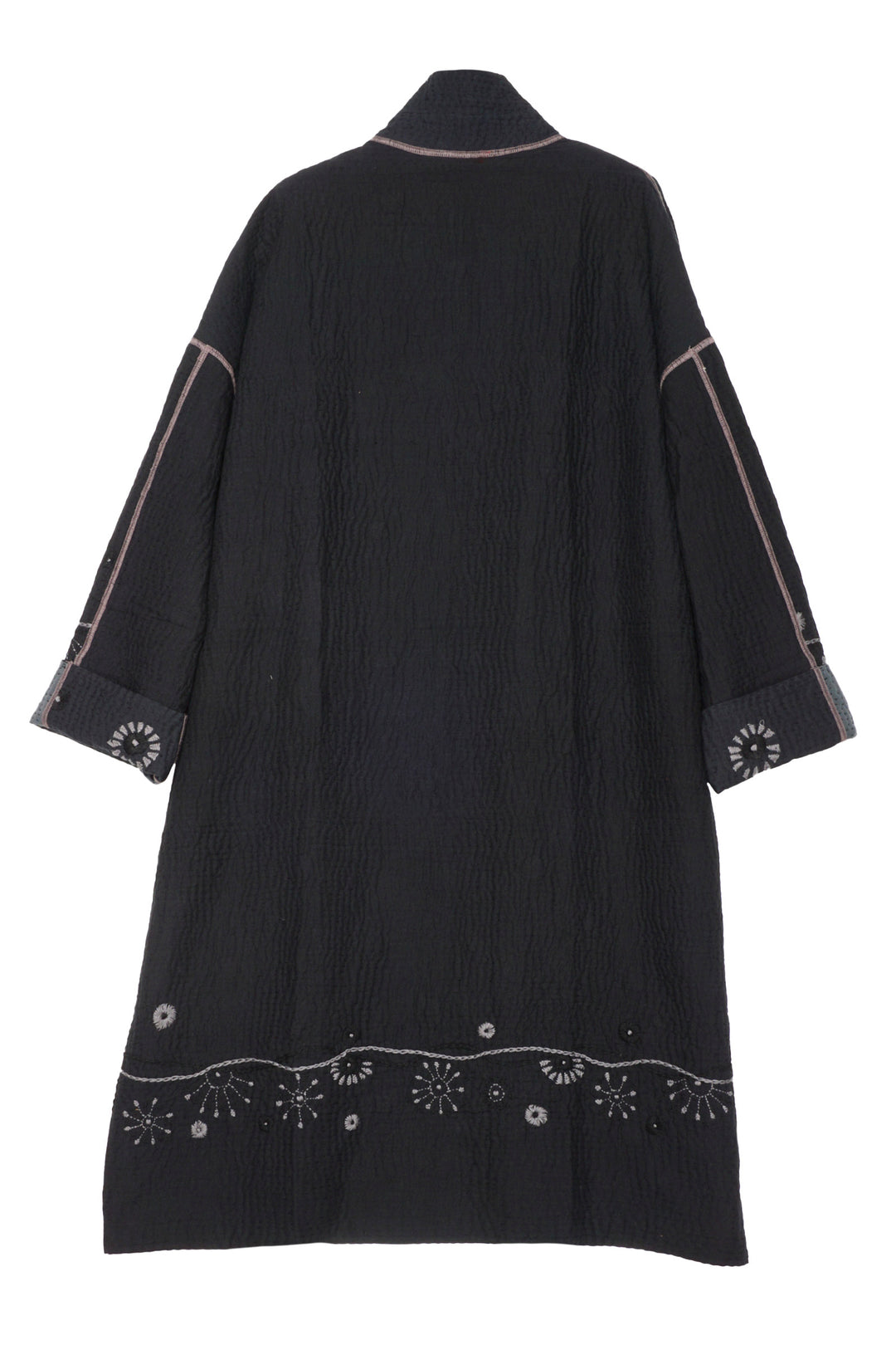OMBRE SUN RALLI FIREWORKS KANTHA OVERSIZED MEDIUM COAT - of4331-gry -
