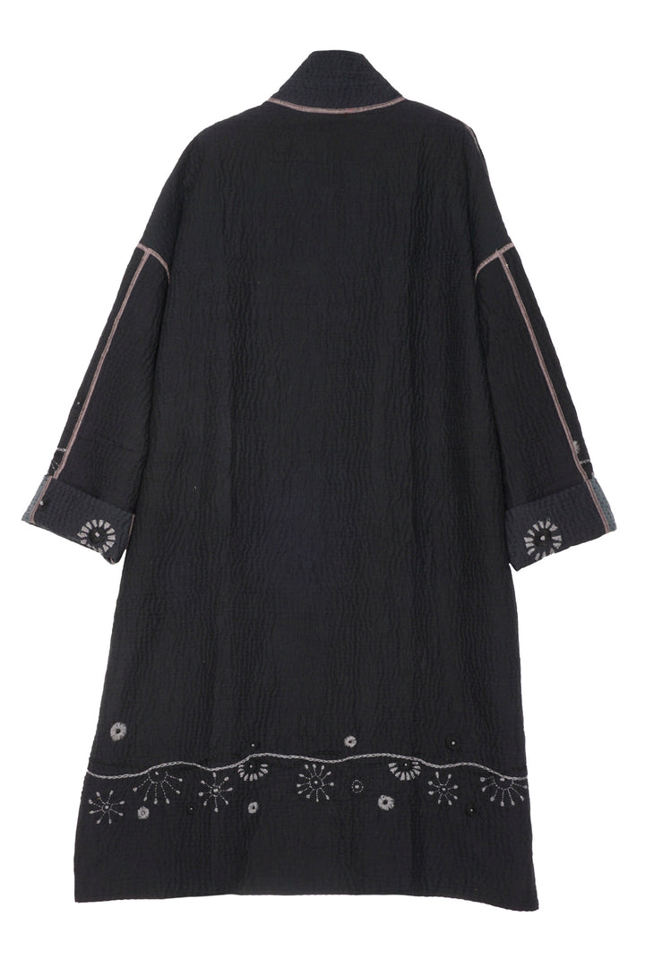 OMBRE SUN RALLI FIREWORKS KANTHA OVERSIZED MEDIUM COAT - of4331-gry -