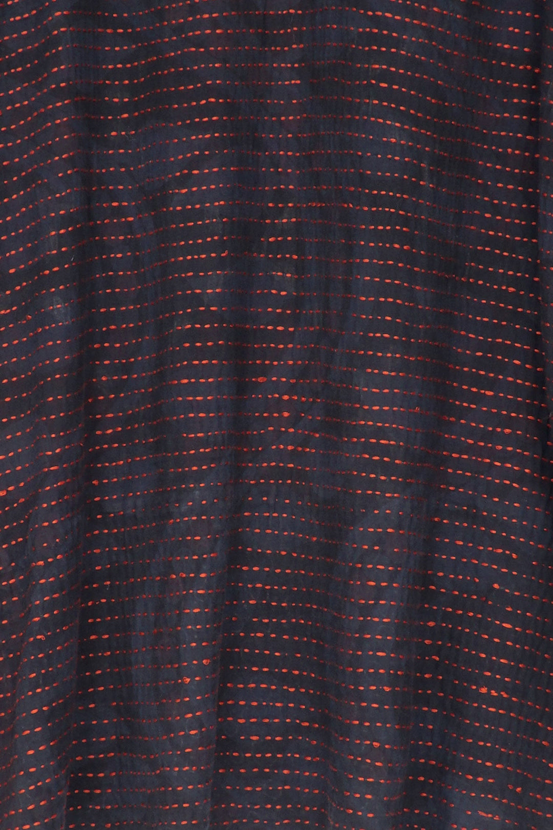 BBK  W VINTAGE BACKING KANTHA CIRCULAR VEST - pk2201-red -