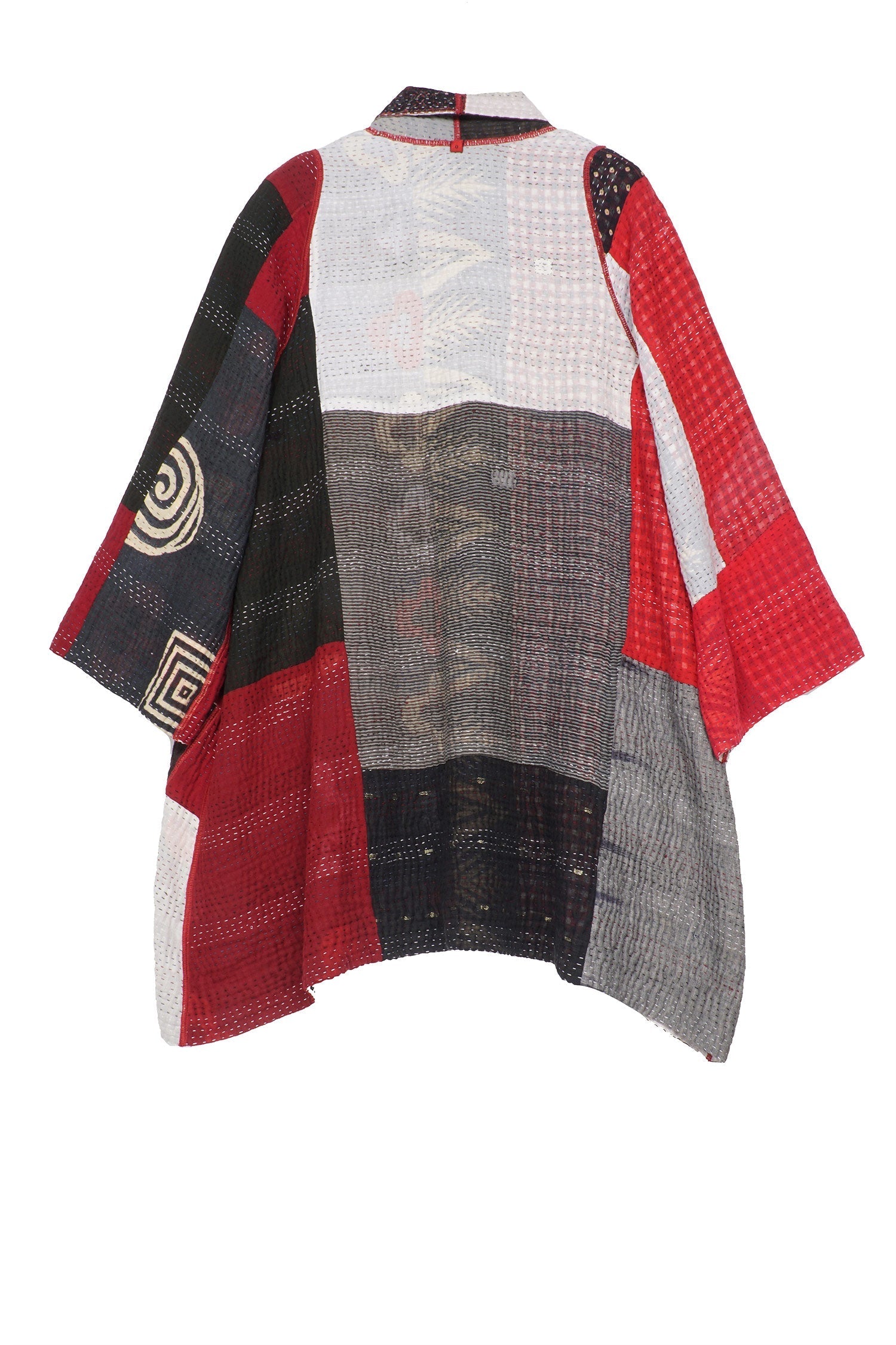PAISLEY & PATCH KANTHA A-LINE JKT - py4003-wht - – Mieko PAISLEY & PATCH KANTHA A-LINE JKT - py4003-wht - – Mieko