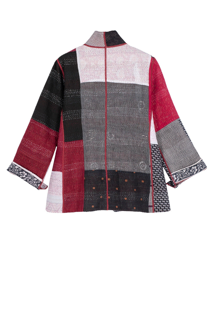 PAISLEY & PATCH KANTHA SHORT JKT - py4007-wht -