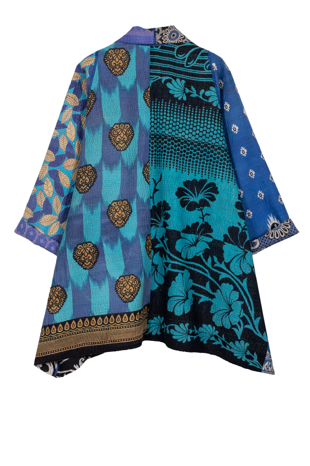 PUZZLE KANTHA A-LINE JKT - pz4003-blu -