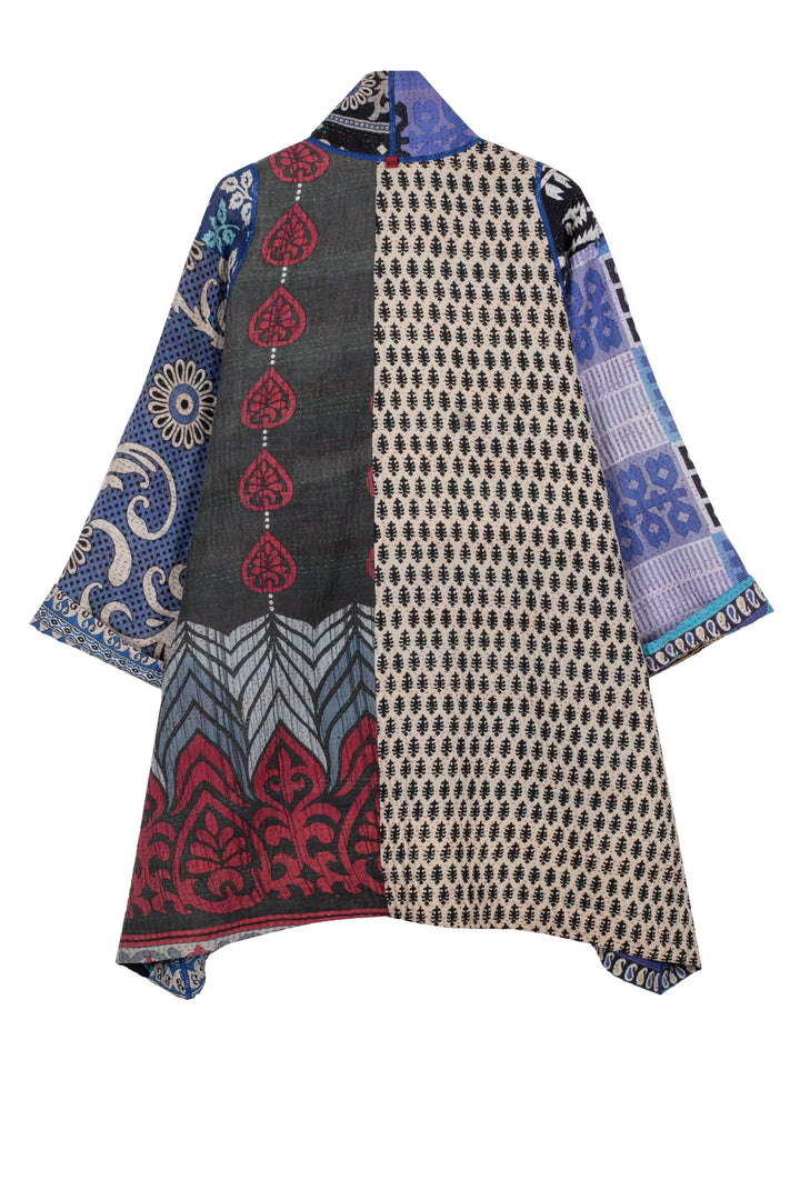 PUZZLE KANTHA A-LINE JKT - pz4003-blu -