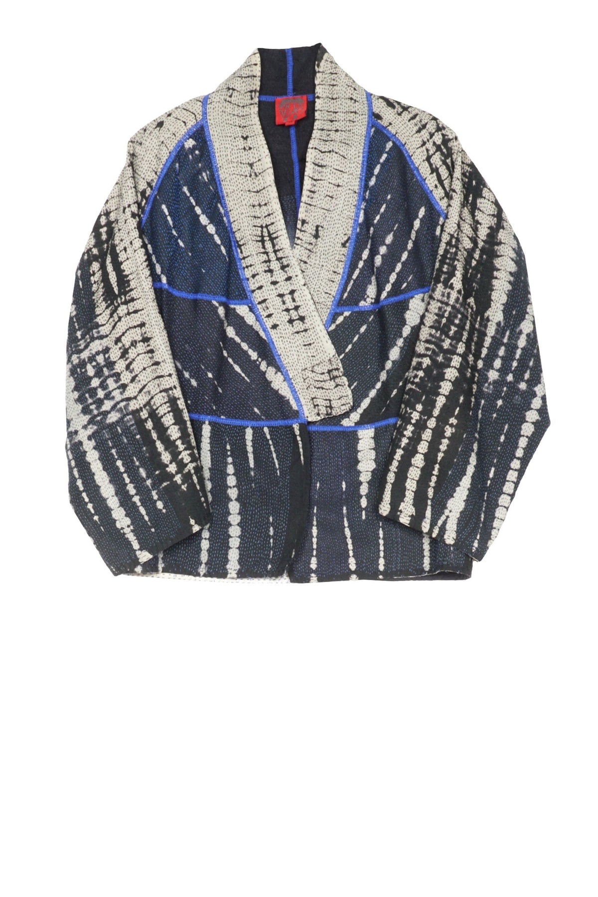 SERPENT PRINT KANTHA DOLMAN SHORT JKT - sp2015-blk - – Mieko