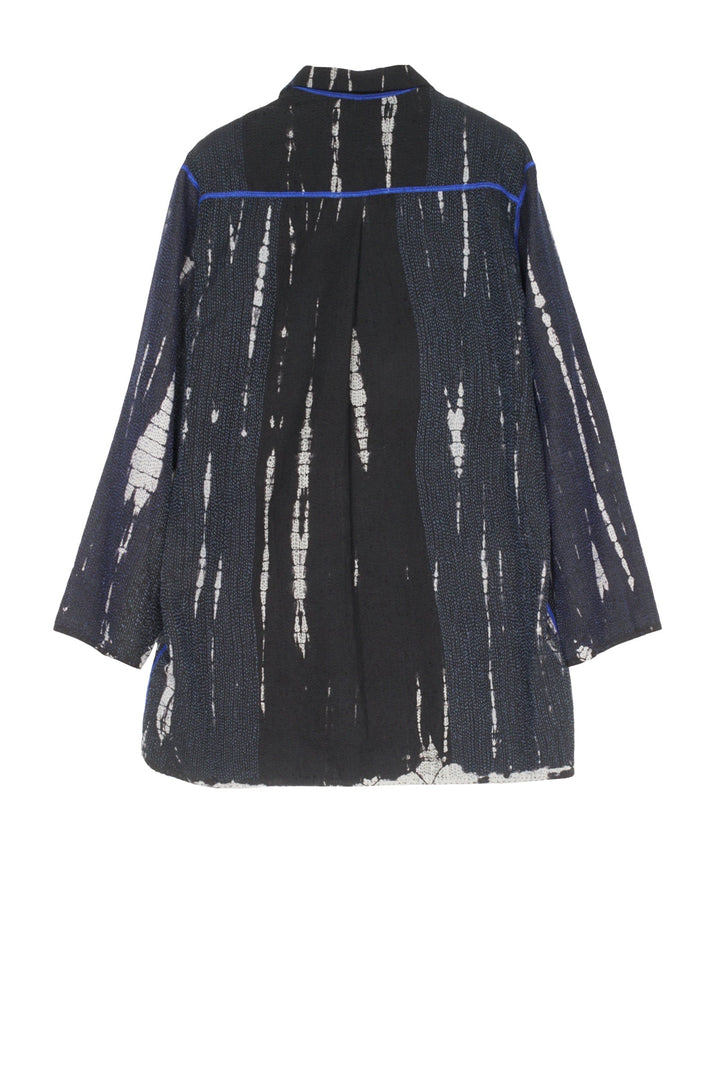 SERPENT PRINT KANTHA SHIRT JKT - sp2023-blk -