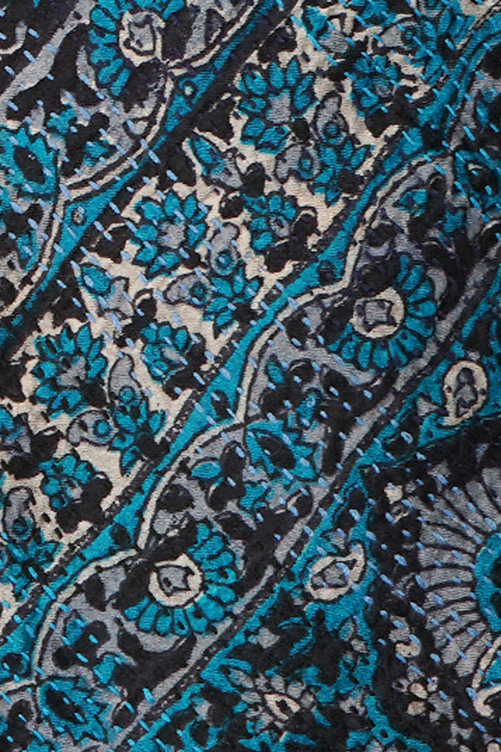 VINTAGE SILK KANTHA TIE - sv2820-0009a -
