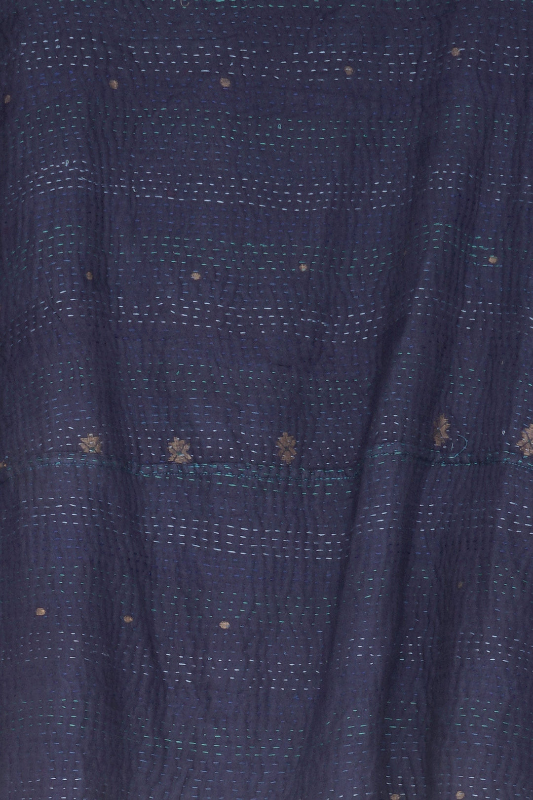 MONOTONE TWILIGHT PRINT KANTHA STRAIGHT NECK JKT - tp4058-blu -