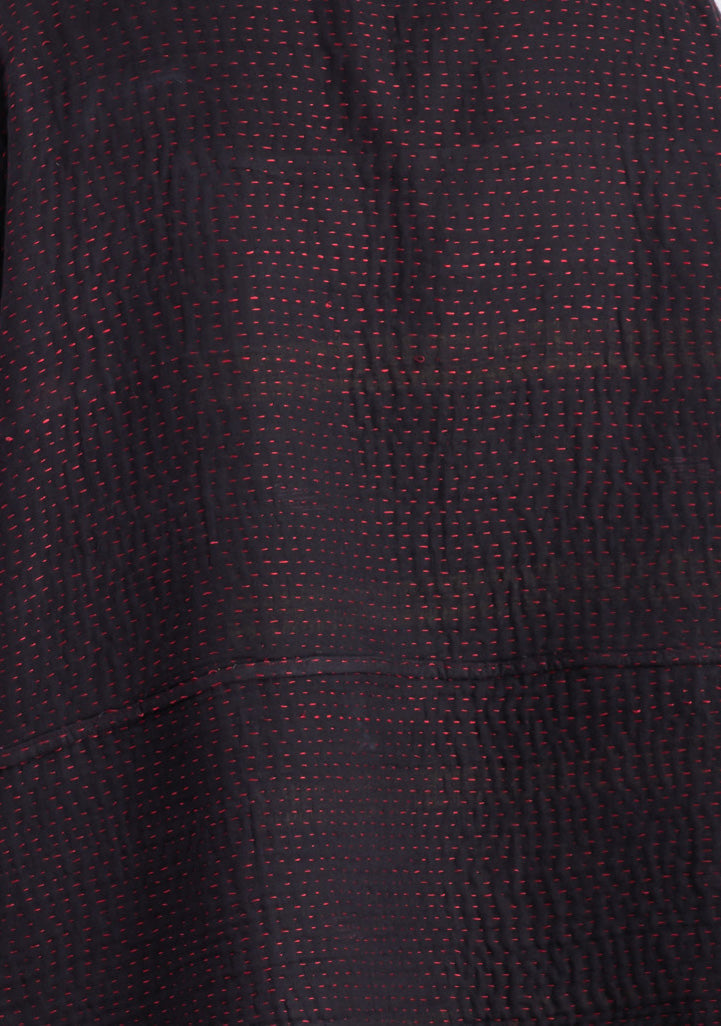 MONOTONE TWILIGHT PRINT KANTHA KIMONO ROBE - tp4322-red -