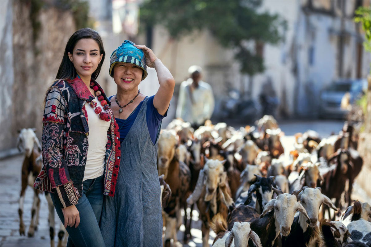 Mieko Mintz in India