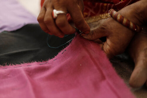 Vintage Sari Patchwork 1